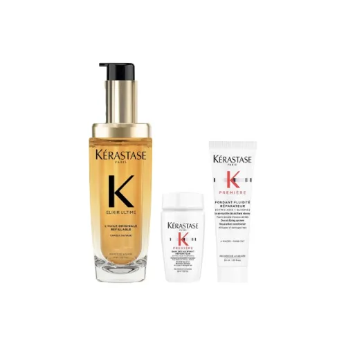 KERASTASE Moroccan Орехи Масло Энергия Шампунь и Кондиционер Наборы Восстанавливающие 75мл+30мл+30мл