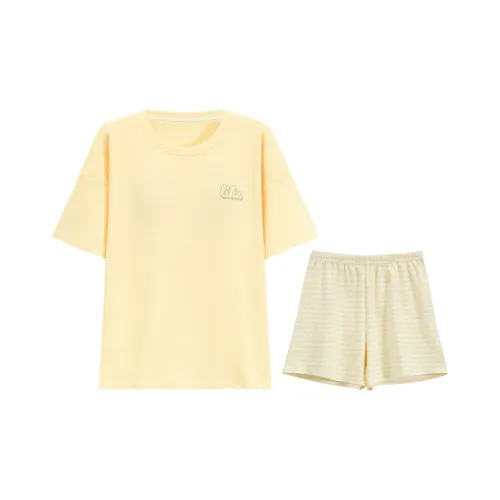 William Pajama Комплект Женский Желтый