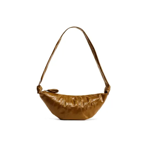 Lemaire Croissant Series Покрытая холстом сумка Croissant из полиуретана и хлопка сумка через плечо среднего размера