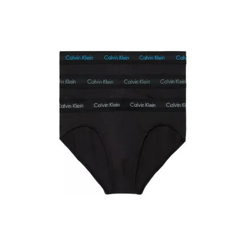 CK Calvin Klein Brief с обхватом бедер 3 упаковки нижнее белье европейская версия мужское 3 шт черный