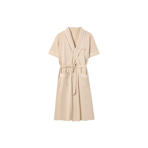 ROUKEER Банные халаты Мужской Абрикос