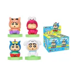 Карандашный Шин-Чан - Трансформация Коллекция Сувенирных Подарков и Украшений - 4 шт. Слепые Коробки, Не Дублирующиеся