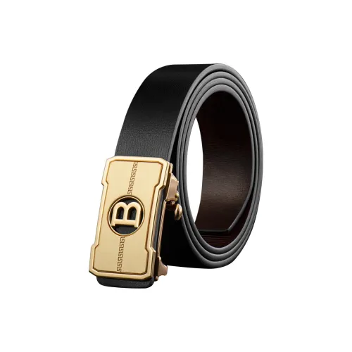 LUCKY LION Автоматическая застежка для YOUNG и среднего возраста кожаных ремней Мужской Золотой Металлический Ширина 3,3 см
