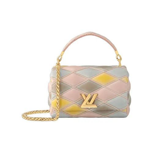 LOUIS VUITTON Сумка через плечо из овечьей кожи сумка среднего размера женская многоцветная