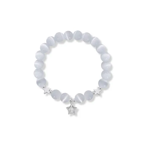 JOYDINNY Стекло Кошачий глаз Нефрит Браслеты Женские