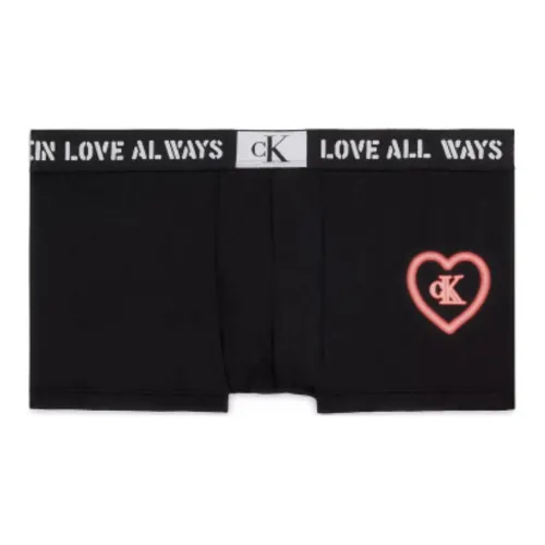 CALVIN KLEIN LOW Стеганный шов Основная часть Трусы Европейская версия Мужской 1 упаковка Черный