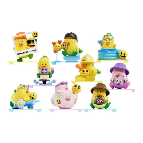 MOETCH BANA*BANA Anxiety Бесплатно Amusement Park Collection Мини Коробка Emoji Слепые коробки Один Mystery Коробка Целая коробка 8 шт