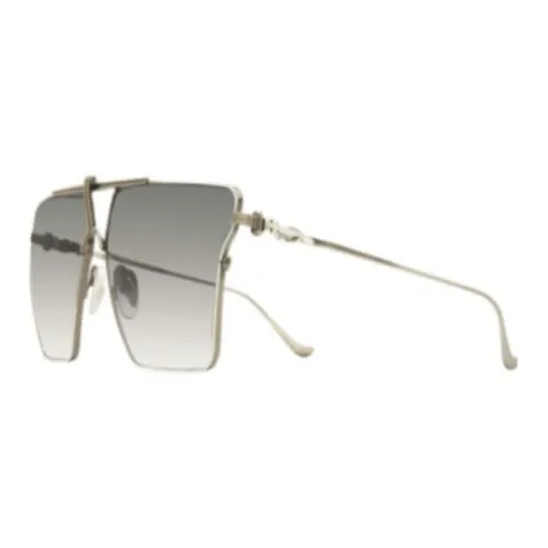 Chrome Hearts Металл Нерегулярная форма Солнцезащитные очки Мужской Серебряный