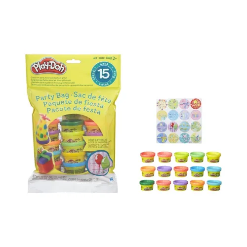 Play Doh Многоцветный Набор для вечеринки 15 баночек с глиной для лепки OF развивающие игрушки