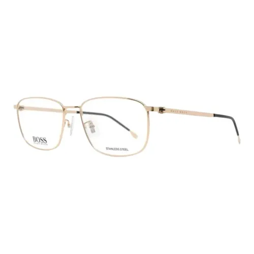 Hugo Boss Нержавеющая сталь Квадратные Оправы для очков Унисекс Золото