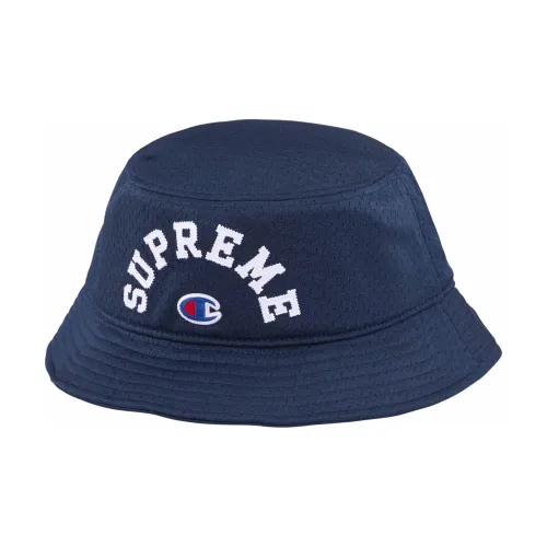 Supreme x Champion Полиэстер Панамы Унисекс Морской Синий