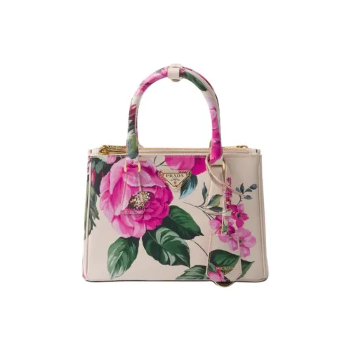 PRADA Saffiano Кожа Сумка через плечо Сумка Женская Autumn Begonia Розовый Красный