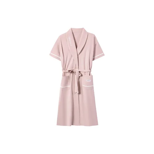 ROUKEER Банные халаты Женские Розовый