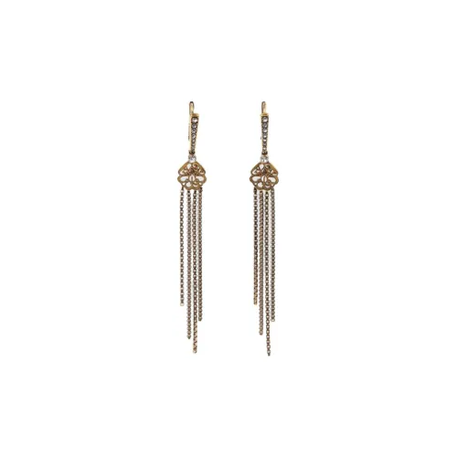 Alexander McQueen Brass Earrings Унисекс Золотой