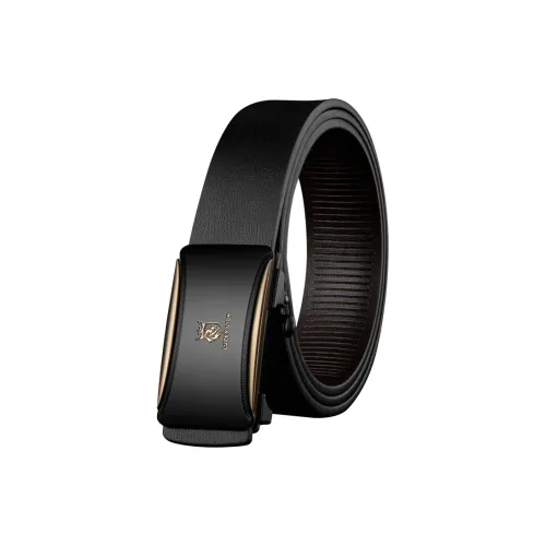 LUCKY LION Внутренний одяг Автоматическая застежка Бизнес Коровья кожа Ремни Мужской Ширина 3,3 см