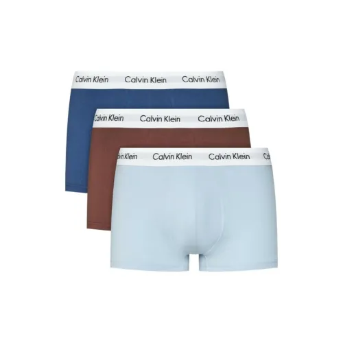 CK Calvin Klein LOW Стеганный шов Основная часть 3Пачка Трусы Европейская версия Мужской 3Пачка