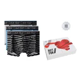 3 шт (Космический черный с полосами + Кобальтовый синий + Кокосово-серый) - Комбинированная коробка набора