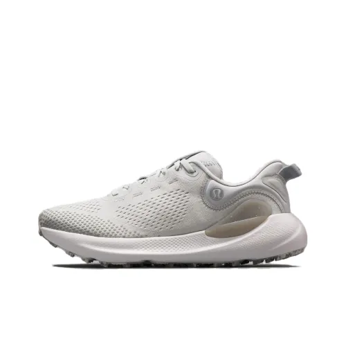 lululemon Beyondfeel Trail Дышащая Поддерживающая Низкая Обувь для Бега по Тропам Повседневная Унисекс Белая Серебряная