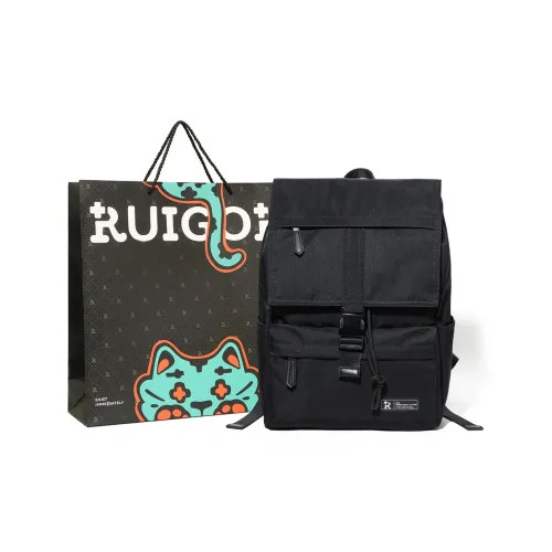 RUIGOR Ткань Ноутбук Сумка Рюкзак Большой Унисекс Многоцветный