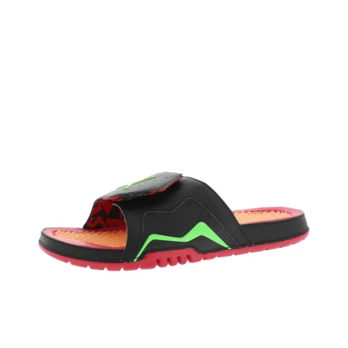 Джордан Hydro 6 Противоскользящие Быстросохнущие Слипоны Мужские Красный Черный Зеленый