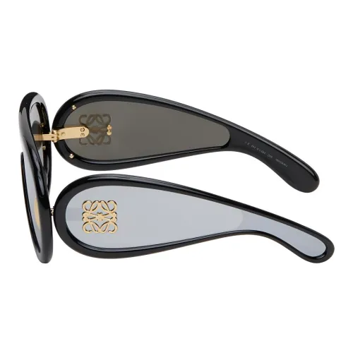 LOEWE Нерегулярная форма Солнцезащитные очки Мужской Черный