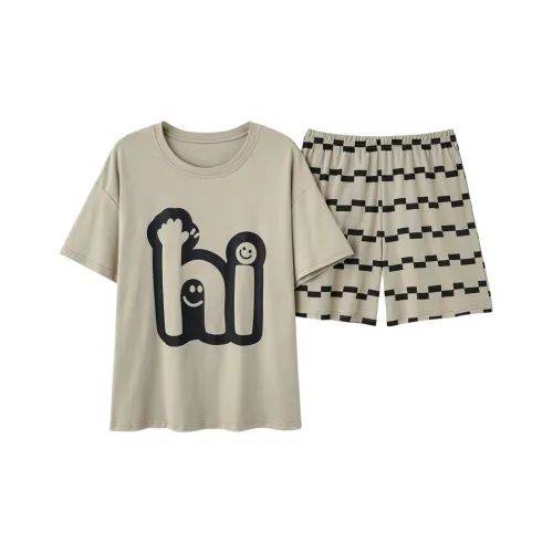 William Pajama Комплект Женский Абрикос