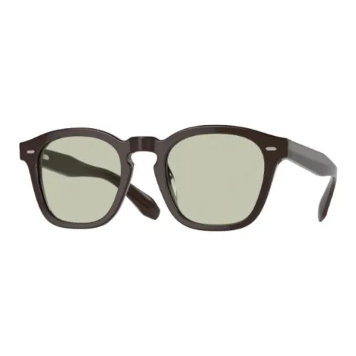 Oliver Peoples Пластик Нерегулярная форма Солнцезащитные очки Унисекс Черный