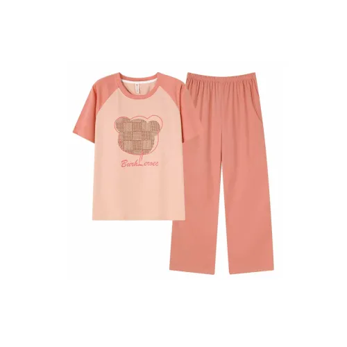 Mulong Family Пижамный комплект Женские Кожа