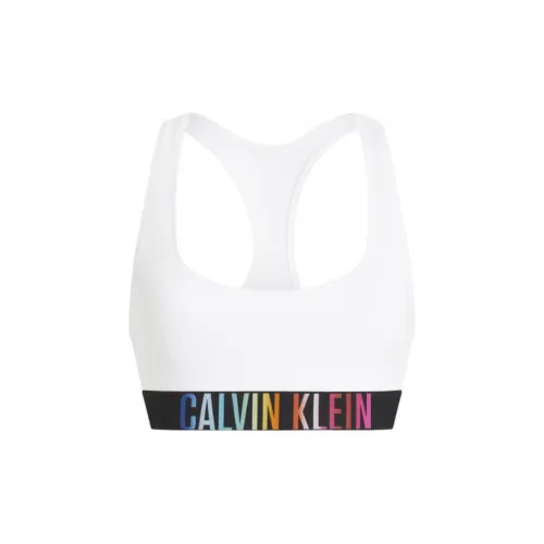 CK Calvin Klein Без подкладки Бюстгальтер-брэлет Европейская версия Женская Белый