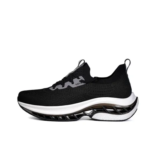 VOIT Беговые кроссовки Low Top Черный Белый Унисекс