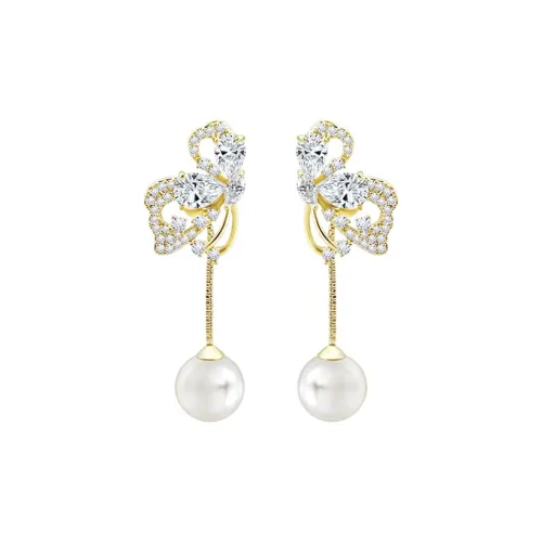 Yi Can Искусственная жемчужина Серьги Женские