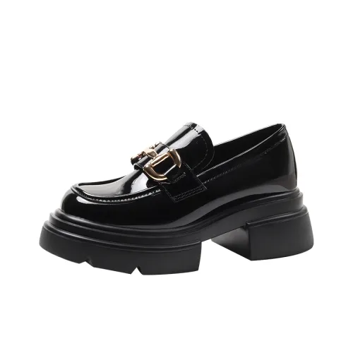 Pounise Лоферы 6 см Женские Черные