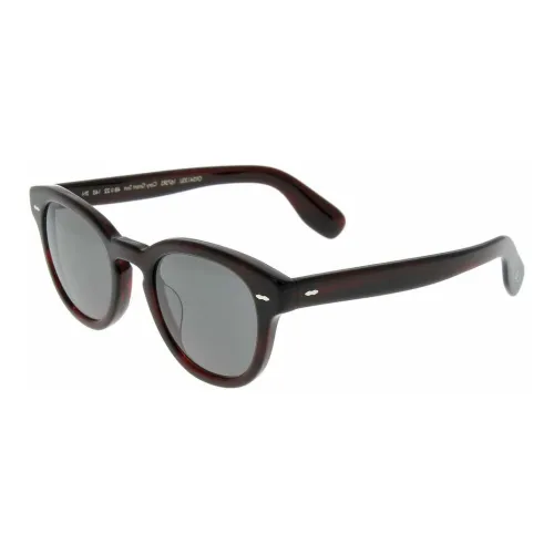 Oliver Peoples OVAL SUNGLASSES Унисекс Коричневый