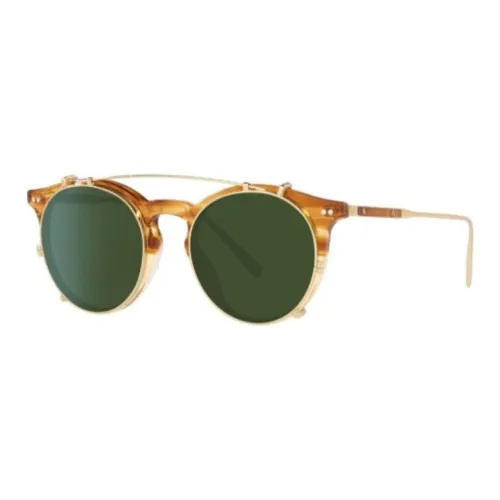 Oliver Peoples Aviator Солнцезащитные очки Унисекс Коричневый