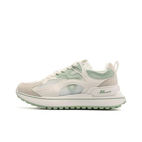 Warrior Casual Низкий Топ Белый Зеленый Женский