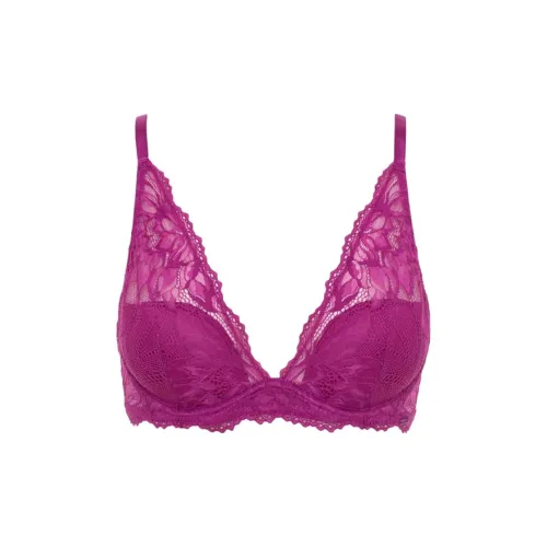 CK Calvin Klein ЛИНИЙНО ОБЛЕГЧЕННЫЙ Бюстгальтер PLUNGE Европейская версия Женский Фиолетовый