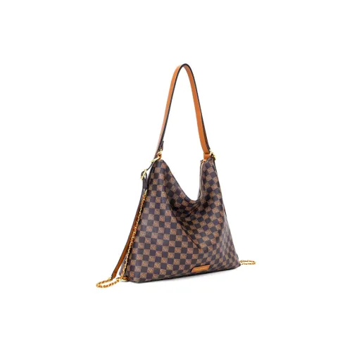 LUCKY DIAMOND PVC Сумка через плечо Стандартная Женская Кофейная Хаки