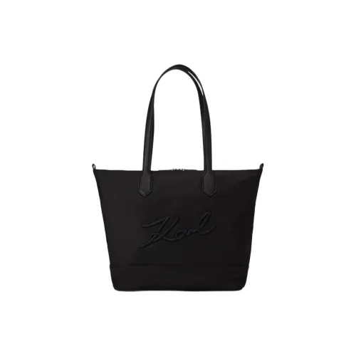 KARL LAGERFELD Нейлоновая сумка через плечо женская черная