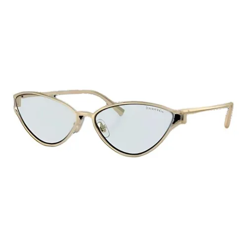 TIFFANY CO. Металл Кошачий глаз Солнцезащитные очки Женские Золото