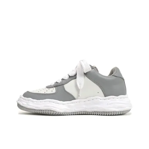 MIHARA YASUHIRO WAYNE Low Топ Скейтборд Кроссовки Унисекс Серый Белый