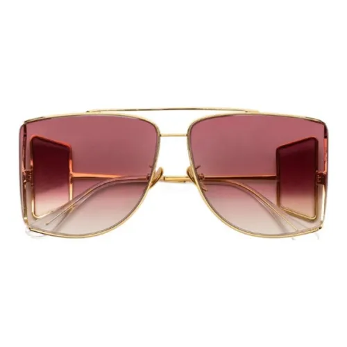 Retrosuperfuture Aviator Солнцезащитные очки Унисекс Золото