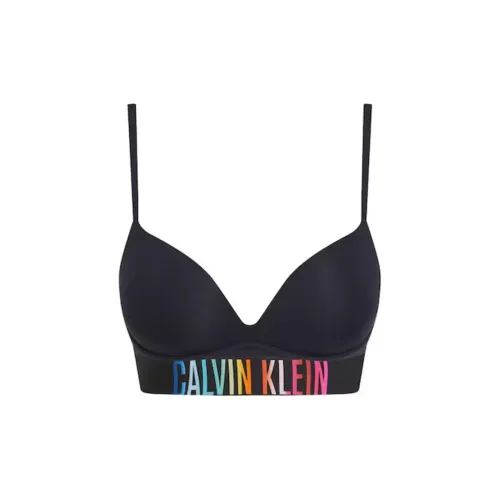 CK Calvin Klein PUSH UP Plunge Бюстгальтер Европейская версия Женские Черный