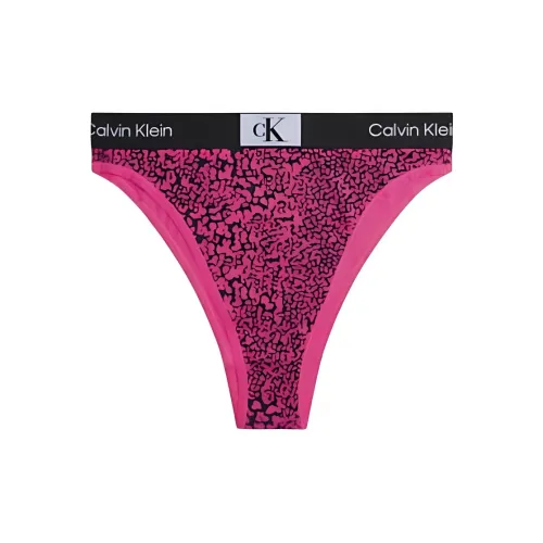 CK Calvin Klein HIGH Обхват талии BRAZILIAN Трусы Европейская версия Женские 1 упаковка Розовый Красный