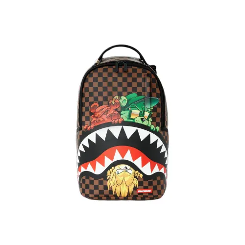 SPRAYGROUND Искусственная кожа Рюкзак Унисекс Черный Коричневый