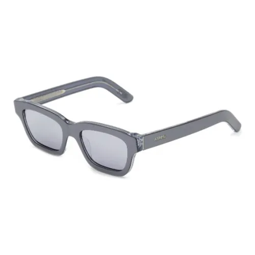 Retrosuperfuture Ацетат Прямоугольные Солнцезащитные очки Мужские Серые