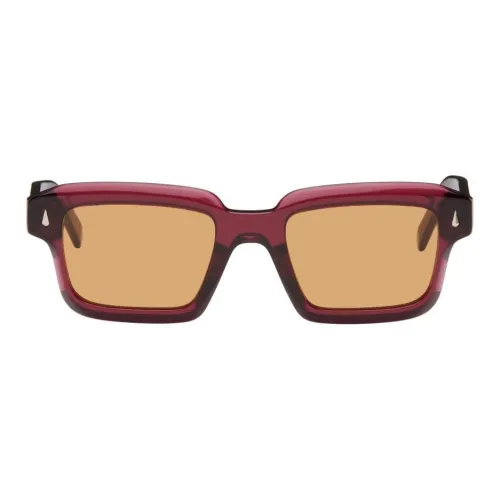 Retrosuperfuture Ацетат Нерегулярная форма Солнцезащитные очки Мужской Красный