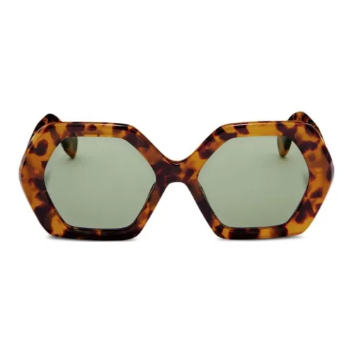 AMBUSH Нерегулярная форма Солнцезащитные очки Унисекс Черепаховый