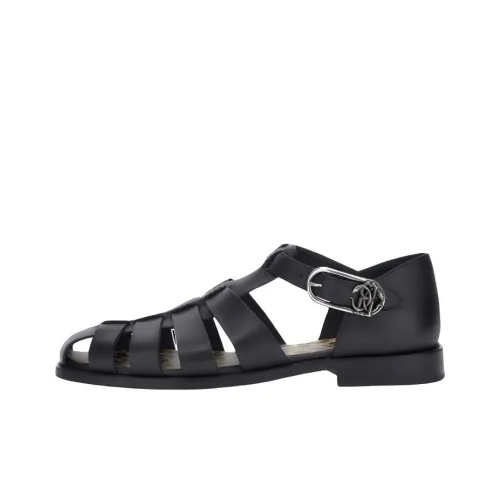 Сандалии Roberto Cavalli в римском стиле Мужские Черные