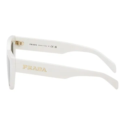 PRADA Ацетат Кошачий глаз Солнцезащитные очки Женские Бежевый