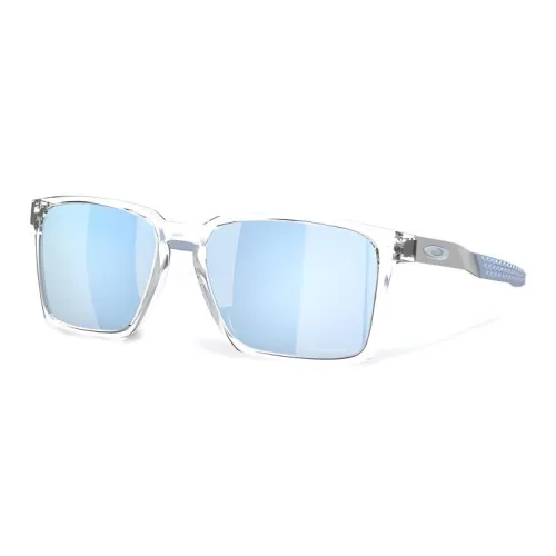 Oakley Ацетат Квадратные Солнцезащитные Очки Женские Прозрачные